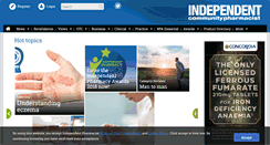 Desktop Screenshot of independentpharmacist.co.uk